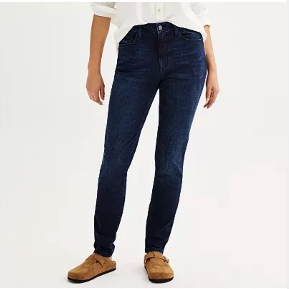 Womens small Sonoma skinny high rise jeans NWT